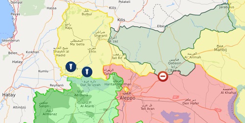 The situation of the forces in northern Syria